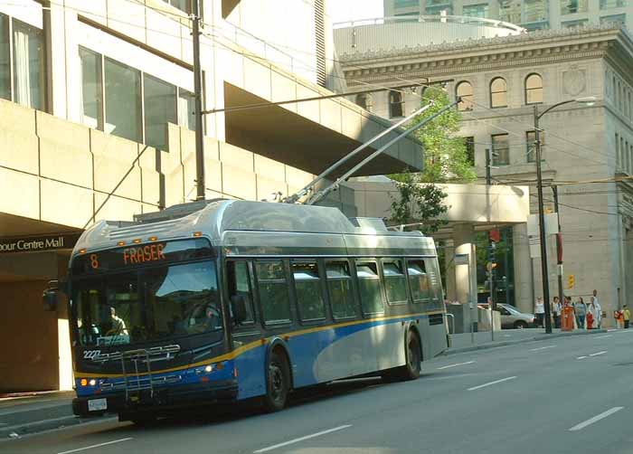 Coast Mountain Bus New Flyer E40LFR trolley 2227